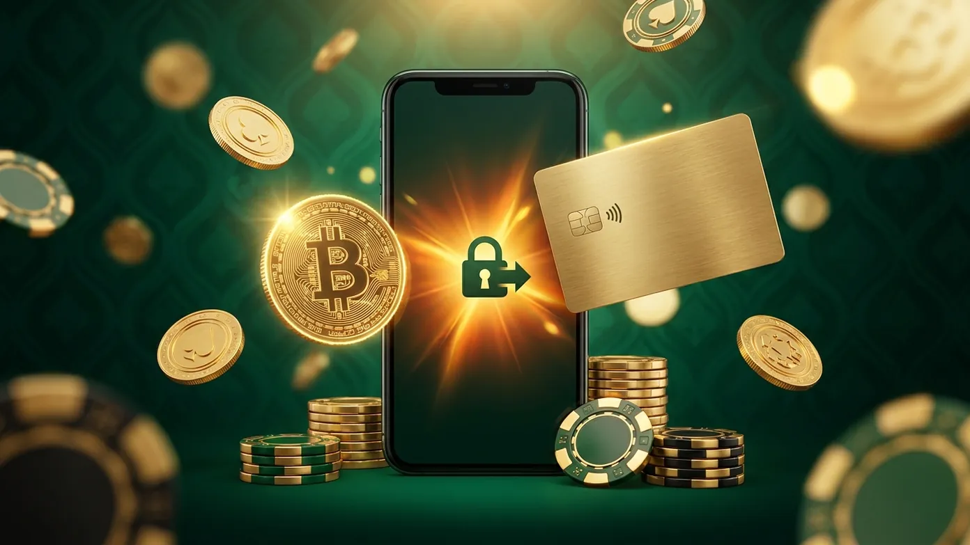 Golden Crown crypto casino Australia Bitcoin USDT Litecoin coins on gold reels
