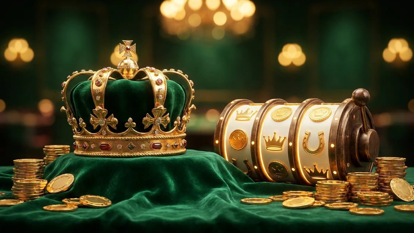 Golden Crown Casino royal crown and gold pokies reels for Australian players
